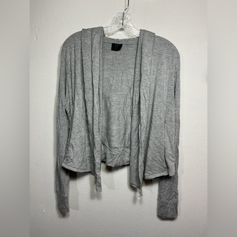 Elegant Light Gray Women's Cardigan